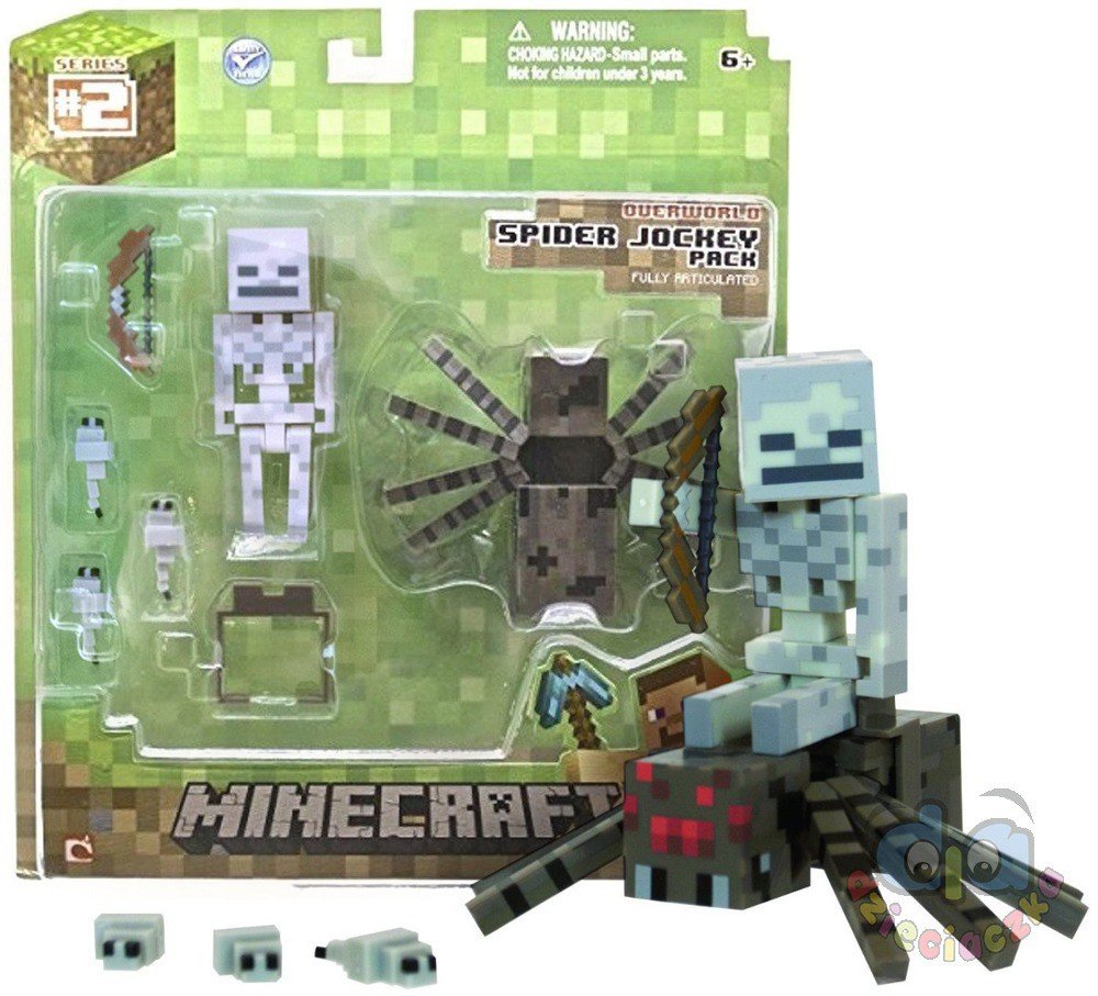 Minecraft Ruchome Figurki Spider Jockey PAJĄK | Zabawki \ Inne Ciekawe ...