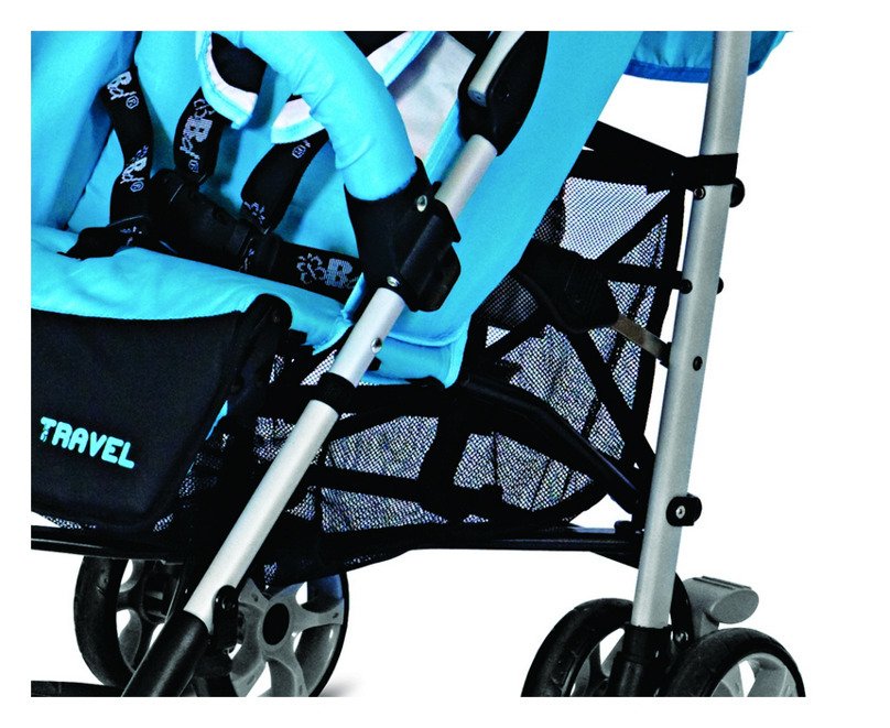 Wózek spacerowy Travel błękitny Baby Design
