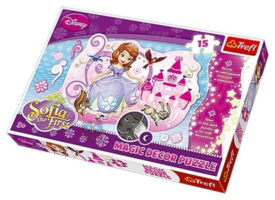 Trefl (14604) - Barbie Puzzle Magic Decor - 15 pieces puzzle
