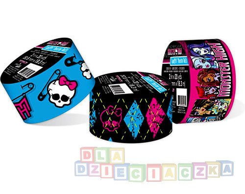 Tapeffiti OZDOBNA TAŚMA z podajnikiem Monster High 64066