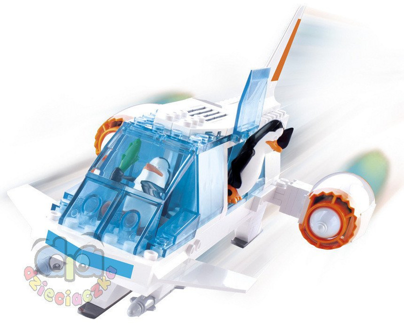 Pingwiny z Madagaskaru VTOL JET klocki COBI 26203