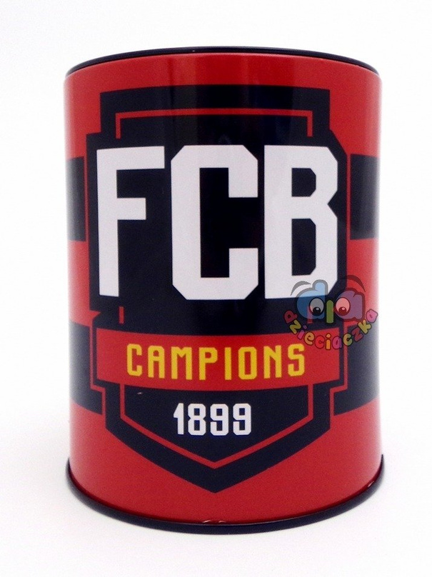 METALOWA SKARBONKA FC BARCELONA BARCA FAN