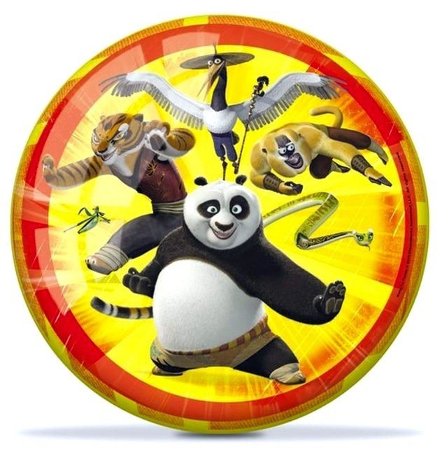 PIŁKA GUMOWA KUNG FU PANDA 23 CM