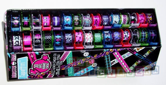 Tapeffiti OZDOBNA TAŚMA z podajnikiem Monster High 64066
