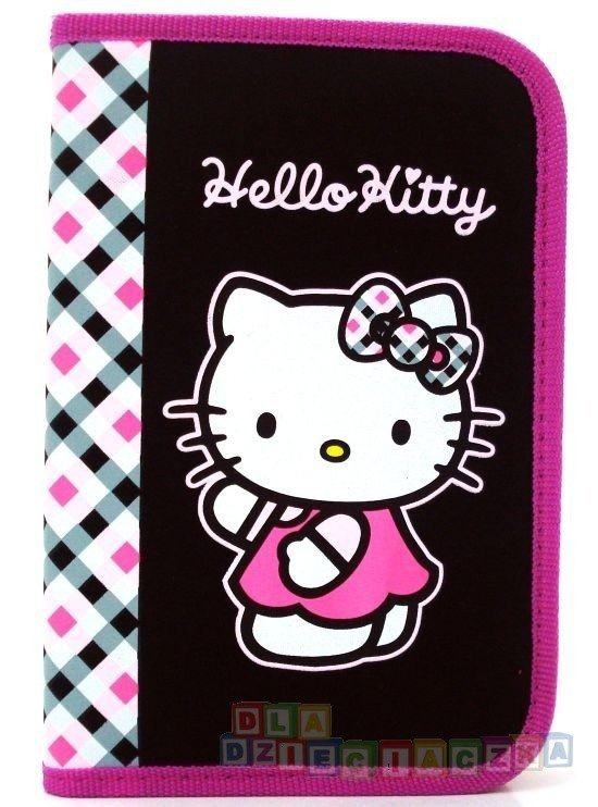 Piórnik z wyposażeniem 1-klapkowy Hello Kitty 34