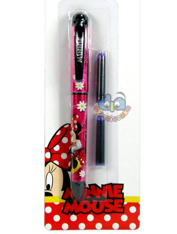 Pióro wieczne Minnie Mouse 11 na blistrze + 2 naboje