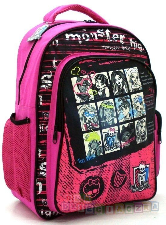 ZESTAW: PLECAK + SASZETKA  MONSTER HIGH 22731