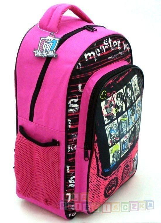ZESTAW: PLECAK + SASZETKA  MONSTER HIGH 22731
