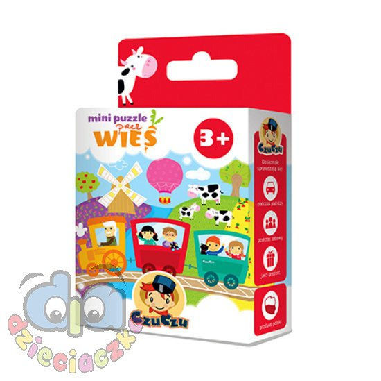 CZUCZU Mini puzzle PRZEZ WIEŚ