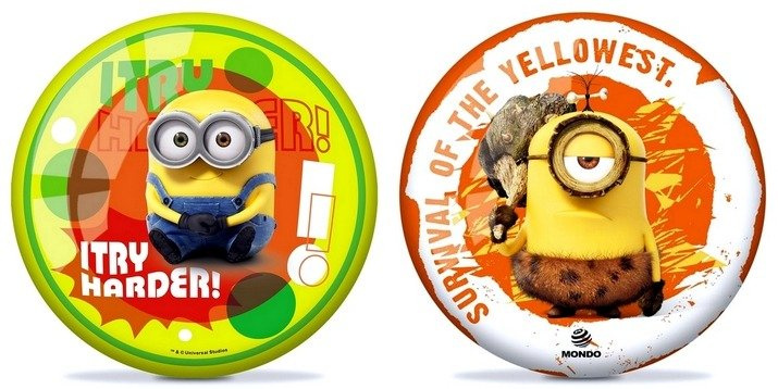 PIŁKA GUMOWA MINIONKI 23 cm Mondo