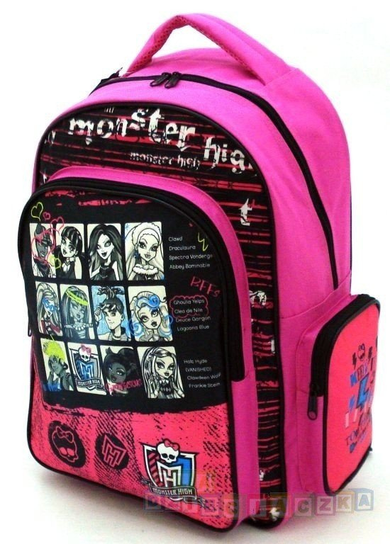 ZESTAW: PLECAK + SASZETKA  MONSTER HIGH 22731