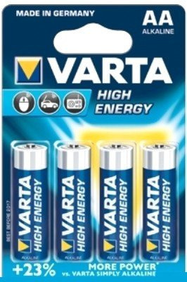 BATERIE alkaliczne HIGH ENERGY paluszki AA LR6 4 szt. VARTA