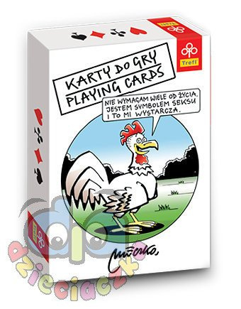 Andzrej Mleczko-karty do gry z ilustracjami 55 listków 08338