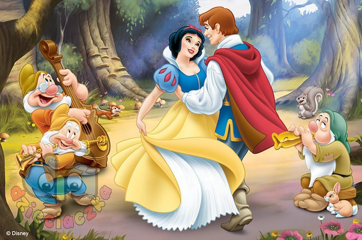 Księżniczki Disney'a - puzzle mini 54el. 54105 3 wzory do wyboru
