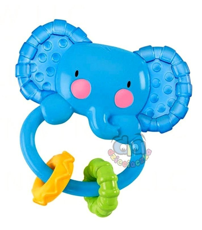 FISHER PRICE Lew lub Słonik  Gryzak  W5895/96