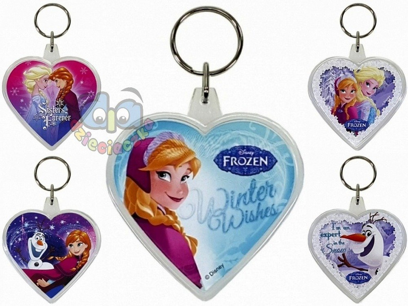 Brelok dwustronny Kraina Lodu FROZEN RÓŻNE WZORY