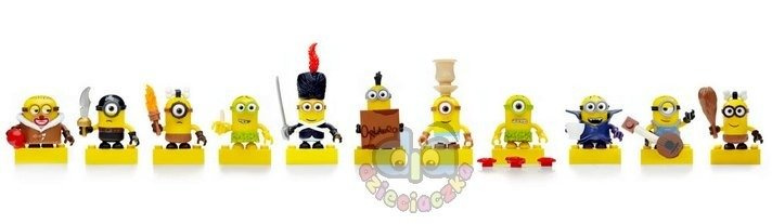 MEGA BLOKS Minionki FIGURKA W SASZETCE seria 3