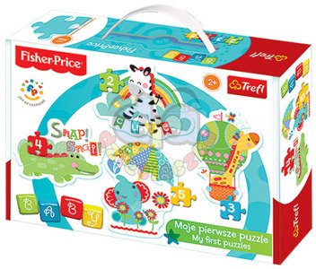 TREFL puzzle BABY CLASSIC - RAINBOW FOREST FISHER PRICE 36058